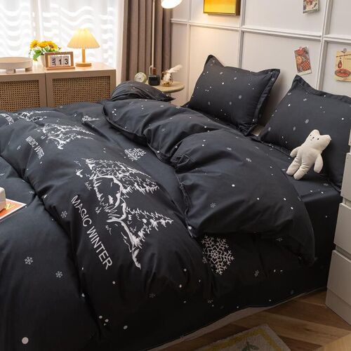 4pc bedsheet set bed sheet quilt blanket duvet cover sets
