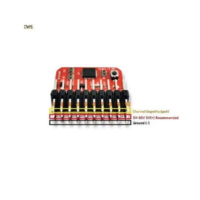 3-30V T1P Model Remote Receiver PWM To PPM/SBUS/ELRS For