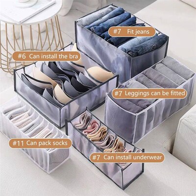 Jeans Organization Storage Box Closet Organizer Clothing Org
