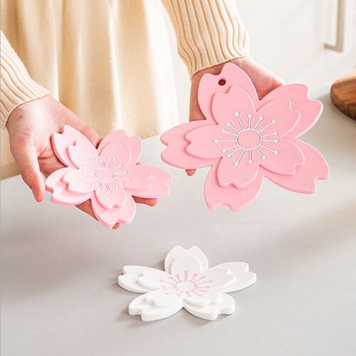 Hot Lotus Heat Insulation Coaster Mugs Pad Non-Slip Placemat
