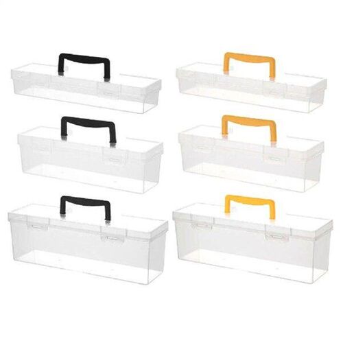 Clear Tool Box Bin Carry on Household Dustproof Outdoor