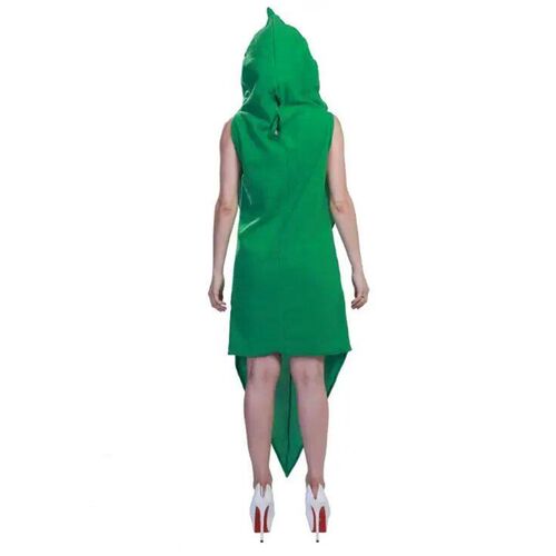 Funny Party Halloween Costume for Adults Green Pea Pod Costu