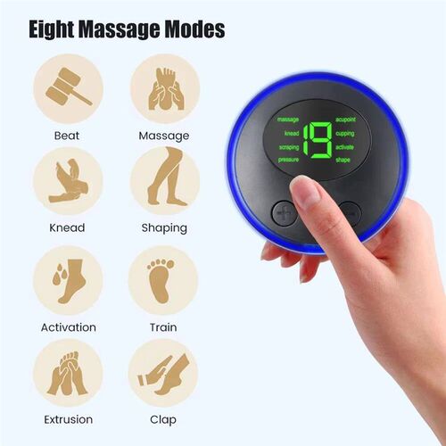 Mn TENS Machne Muscle Stmulator Pad for Shoulder Leg Back Pa