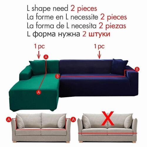Thick Elastic Sofa Cover Slipcover for Living Room Stretch P