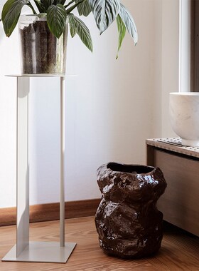 丹麦Ferm Living陶瓷花瓶摆件客厅鲜花插花瓶落地大口径花盆装饰