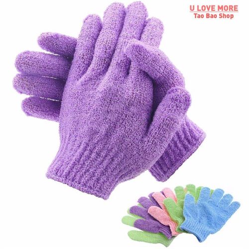 Bath For Peeling Exfoliating Mitt Glove For Shower Scrub Glo