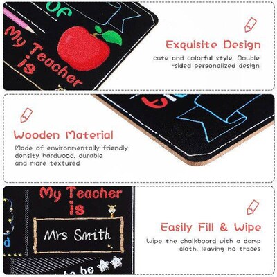Bulletin Board Decor Student Message Chalkboards School