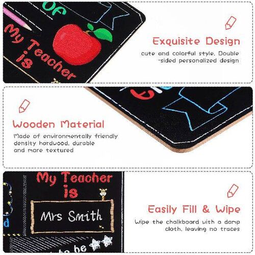 Bulletin Board Decor Student Message Chalkboards School