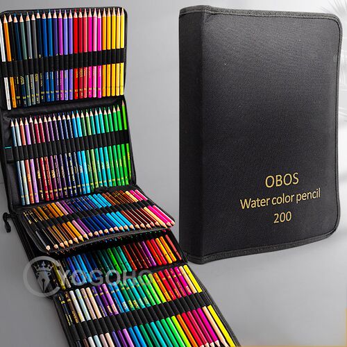 200/120/72/48 Colors Colored Pencil with Cloth Bag Professio