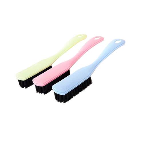 Long Handle Stiff Bristle Shoe Cleaning Brush, Plastic Shoe