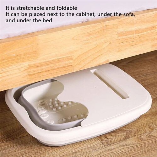 1pc Collapsible Foot Bath Basin, Foldable Foot Soaking Bucke