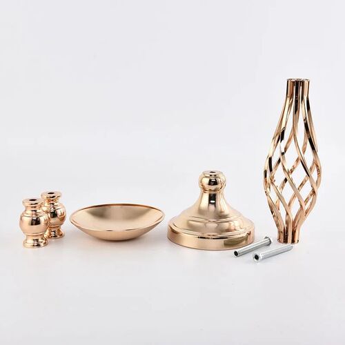 Flowers Metal Candle Holders Wedding Centerpiece Flowers Vas