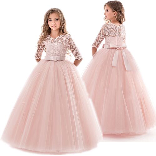 Teenage Girls Dress Summer Childrens Clothing Party Elegant
