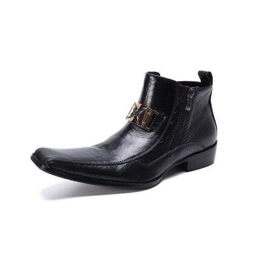 -Martin boots mens new British style retro rubbing motorcyc