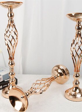 Flowers Metal Candle Holders Wedding Centerpiece Flowers Vas
