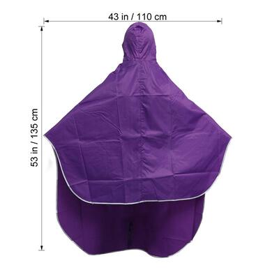 Motorcycle Rider Raincoat Cycling Bicycle Bike Rain Cape Pon