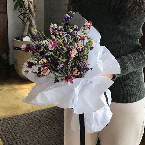 40pcs Tissue Paper 75*52CM Craft Paper Floral Wrapping Scrap