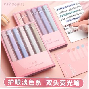 Color highlighter a set of 10 color marker pens荧光记号笔