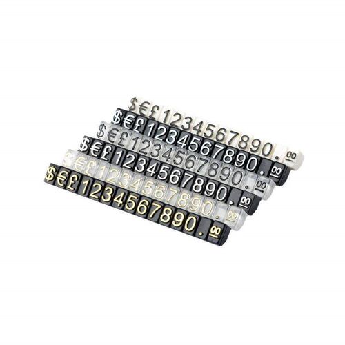 20 Pcs Price Tag Retail Cubes Label Display Number Pricing