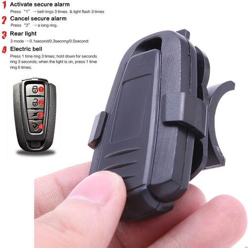 4 In 1 Anti-theft Bike Security Alarm Wireless Remote Contr