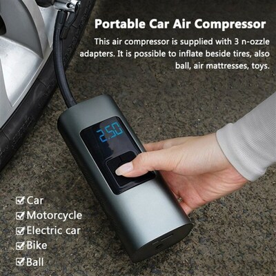 Multifunctional Inflatable Pump Pressure Gauge Car Air Compr
