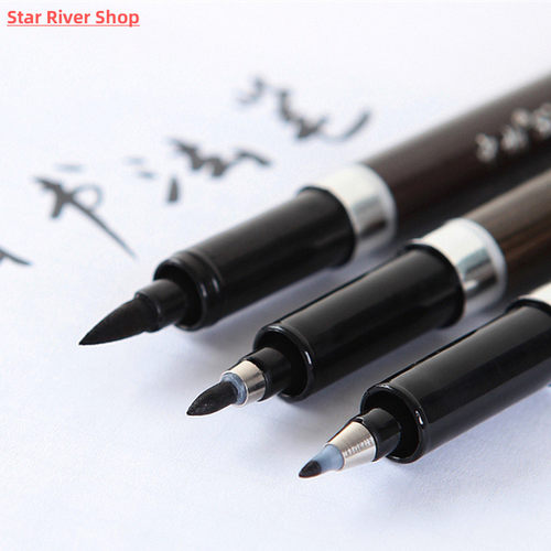 3 Pcs/Lot Calligraphy pen Japan Material Brush For Signature