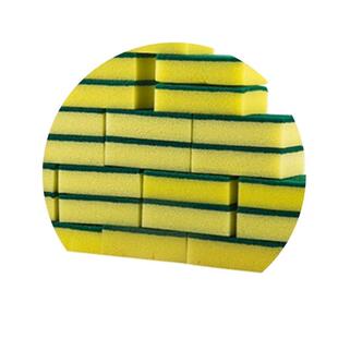 Washing dishes sponges cleaning brushes kitchen dishwashing