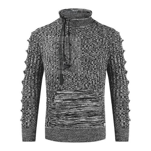 。Mens wear mens sweater autumn winter half high neck pers