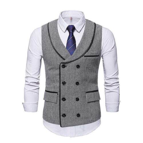 Autumn and winter fine houndstooth green fruit collar trim d