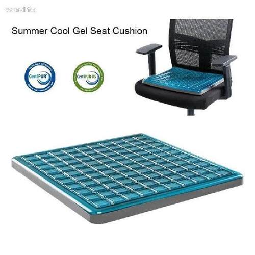 Car Cushion Summer Silicone Ice Pad Memory Foam Office Long