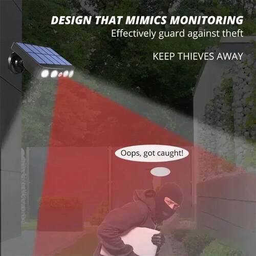 Powerful 4 LED Solar Security Lights Outdoor Decor Sensor Mo