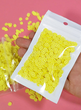 1000pcs 10g/Pack Slime DIY Accessories Toys Mini Strawberry