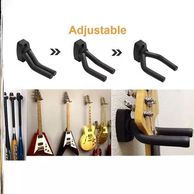 4Pcs Guitar Holder Wall Mount Hook for Electric Acoustic Gui