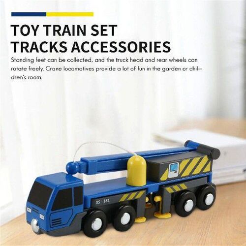 Multifunctional Train Toy Set Accessories Mini Crane Truck