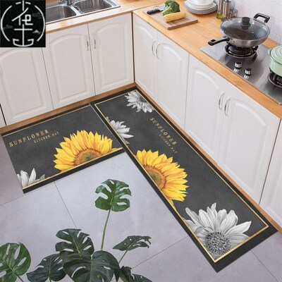 Long Kitchen Mat Bath Carpet Floor Mat Doormat Absorbent Rug