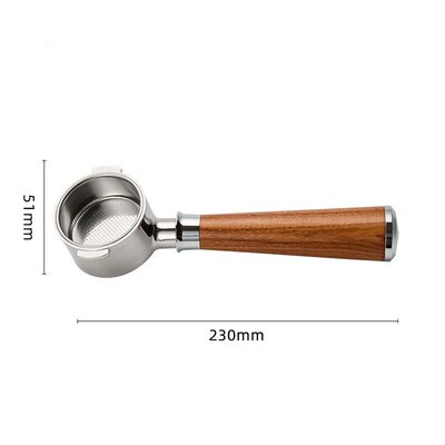 51mm Coffee Bottomless Portafilter For Delonghi Dedica EC221
