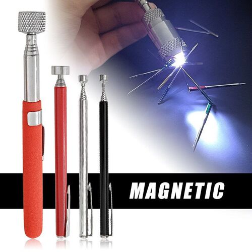 Telescopic Magnetic Pen with Light Mini Hand Portable Magnet