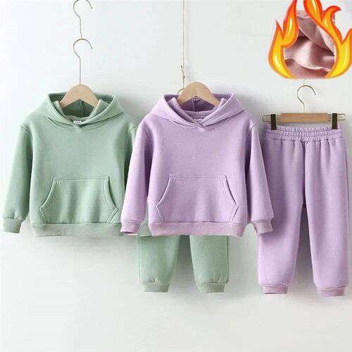 Winter Children Clothes Kids Suit Warm Sweater Girl Fleece H