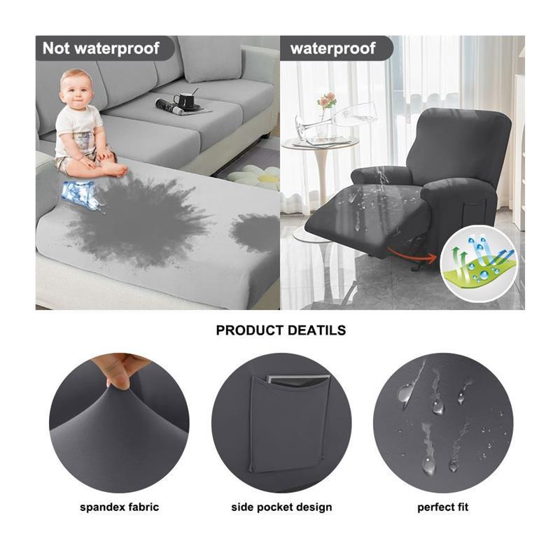 Waterproof Elastic Sofa Cover Stretch Recliner Cover Spandex图片