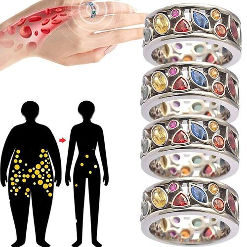 Women Torina Crystal Quartz Ionix Ring Ionix Therapy Quartz