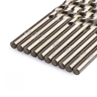 10Pcs/Set 4.5mm M35 Triangle Shank HSS-Co Cobalt Twist Drill