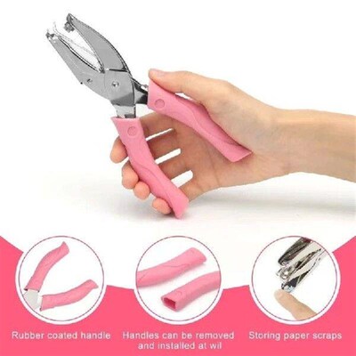 New Handle Hole Punch DIY Looseleaf Paper Cutter Circular