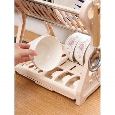 dish drying rack storage kitchen cup holder organizer洗碗架