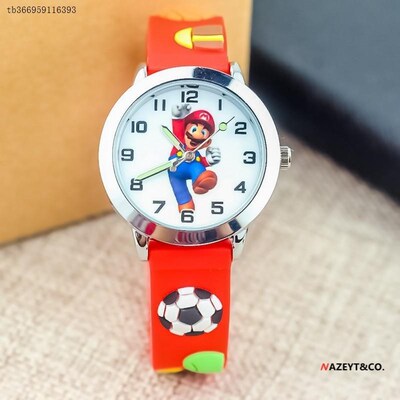 Super Mario New Children's Silicone Watch Mario Brot