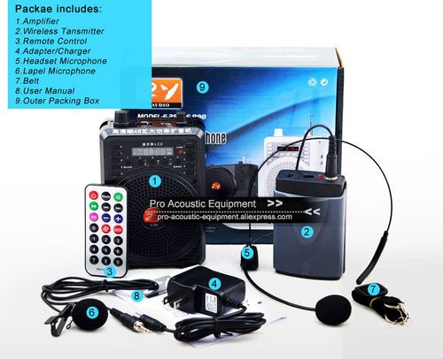 48W High Power Special Amplifier For Teacher Tour Guide Exte