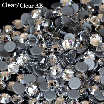 HotFix Crystal Rhinestone AB With Glue Bottom DMC Rhinestone
