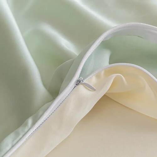 Summer Cooling Ice Silk 4-Piece Bedding Set Bed Sheet Cover