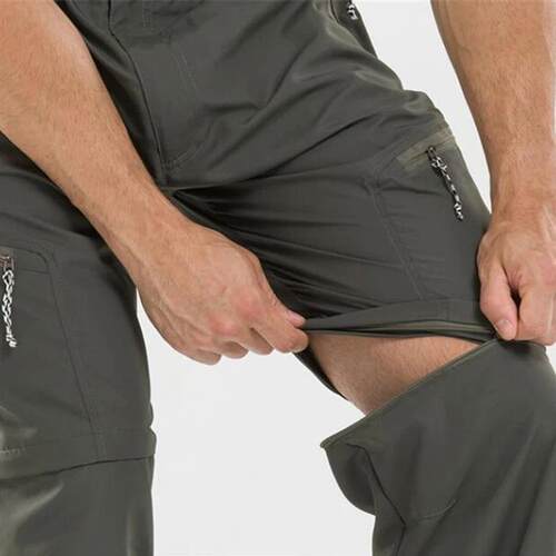 Casual Quick Dry Pants Men Summer Detachable Trousers Mens O