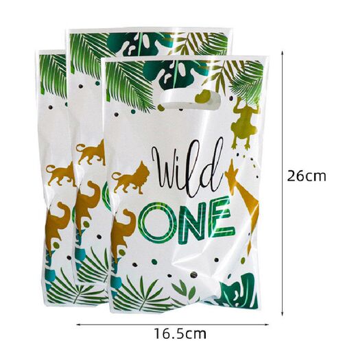 10pcs animal candy box gift bag Woodland jungle Safari theme