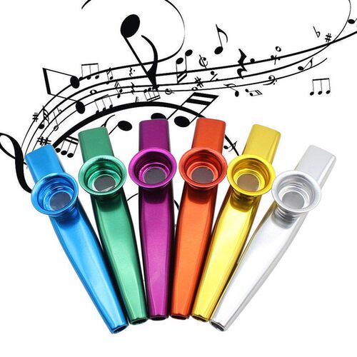 Metal Kazoos Musical Instruments Flutes Diaphragm Mouth Kazo